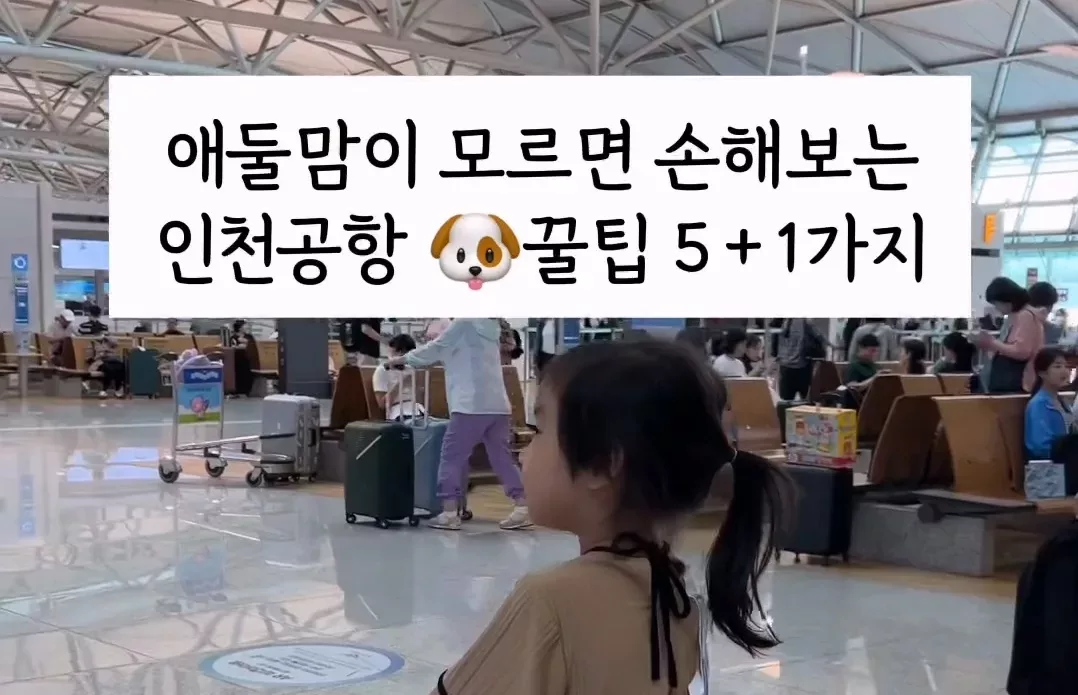 인천공항 갈 때 알아두면 좋은 꿀팁 6가지