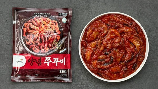 쭈꾸미에 메밀면 조합 추천, 귀빈정 양념 쭈꾸미 특가할인