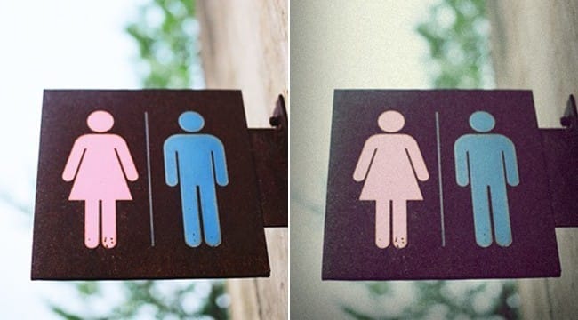클릭 몇 번으로 빈티지한 사진 만들기