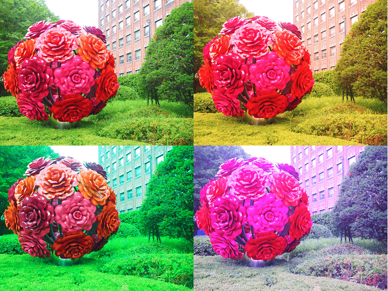 컬러크리에이터로 이색적인 풍경 담기