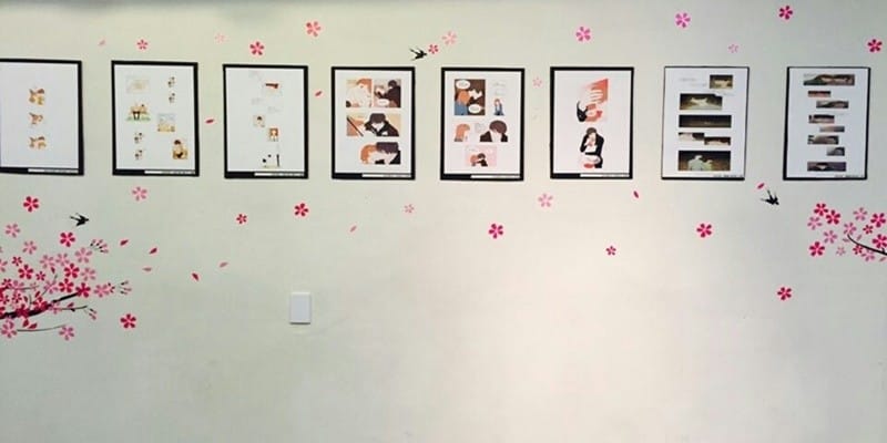 대학생 문화기획단의 웹툰 전시회, '대한민국만세전'