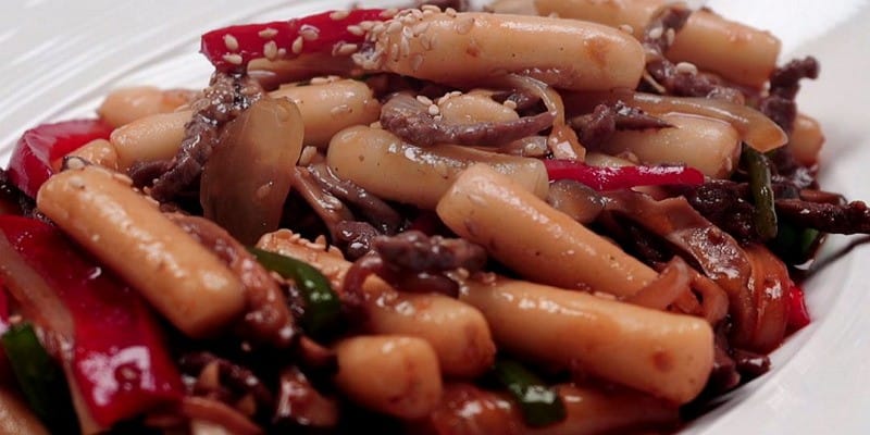 쇠고기 간장 떡볶이 만들기