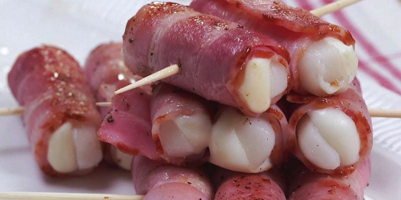 말랑 떡&치즈가 쏙! 베이컨치즈떡말이
