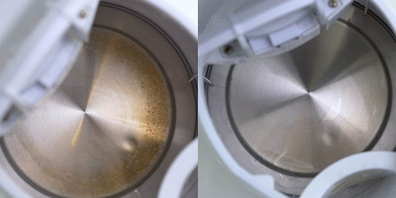 전기포트 물때 세척하는 방법