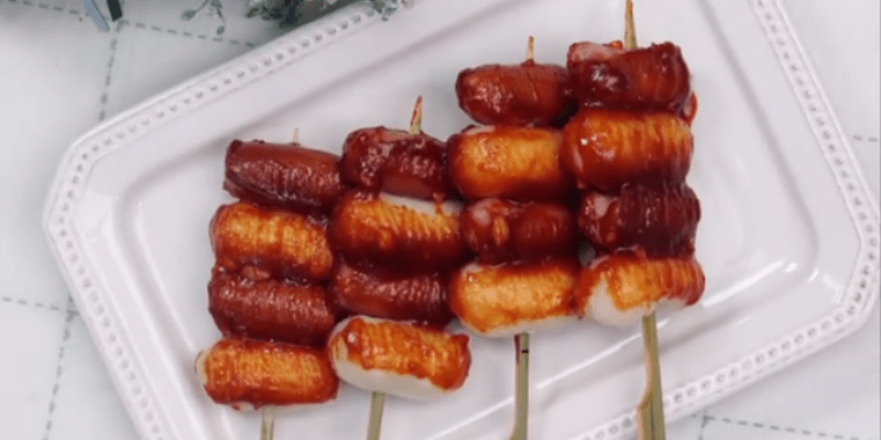 초딩입맛 제대로 저격한다~ 소시지 떡꼬치 '소떡소떡'