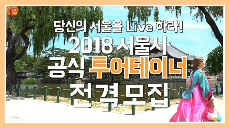 2018 서울시 공식 투어테이너 전격 모집!