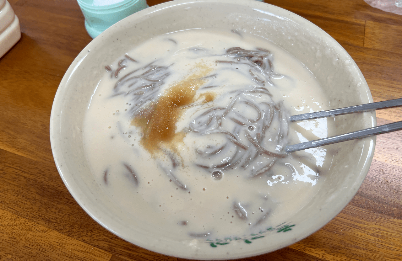 직장에서 콩국수, 그것은 낭만