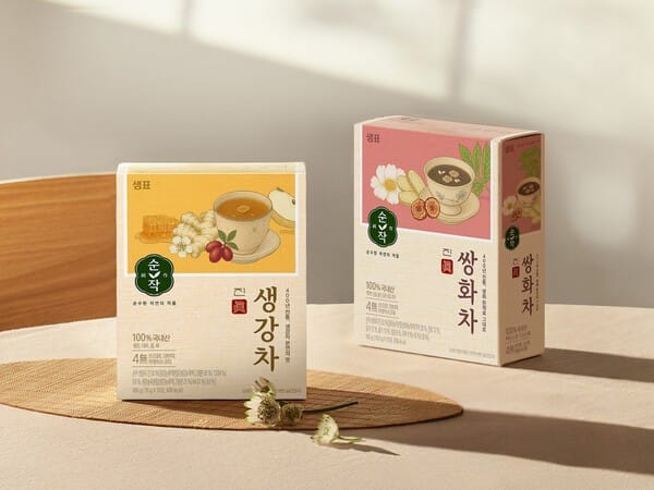 샘표 순작, 재료 본연의 건강함 담은 '진쌍화차'와 '진생강차' 출시.