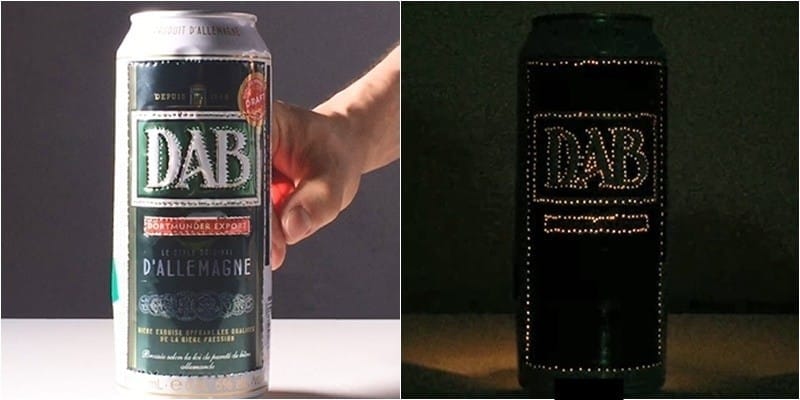 맥주캔으로 멋진 무드등 만들기 글 대표 이미지