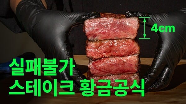 4cm 두꺼운 스테이크, 실패 없이 익히는 '에어프라이어 황금공식' 나왔다 글 대표 이미지