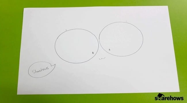 컴퍼스 없이 원 그리는 방법 글 이미지