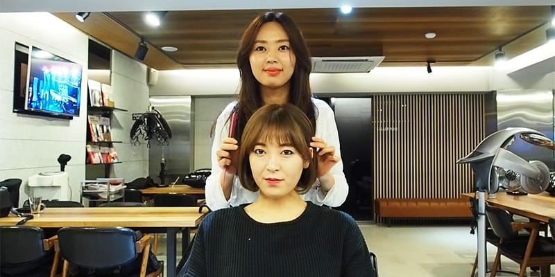 [다율's] 시스루 뱅 '단발 웨이브' 4단계 완성 글 이미지