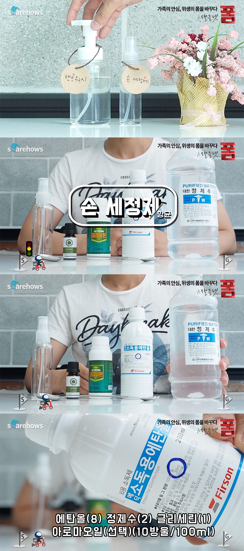 1/3 가격으로 안전한 항균제품 만들기 (손 세정제, 핸드워시) 글 이미지