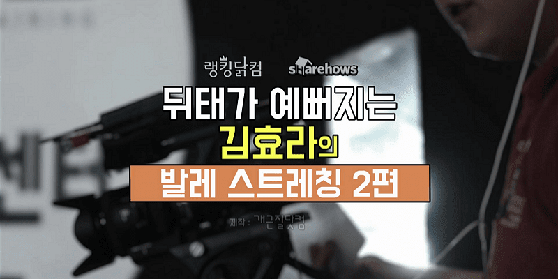 뒷태가 예뻐지는 발레 스트레칭 2편 글 이미지