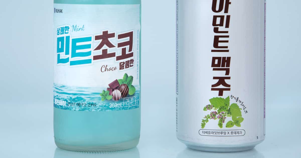 적당히를 모르는 사람이 만든 민트초코소주와 민트맥주 글 이미지