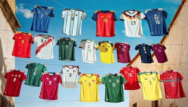아디다스, 2026 FIFA 월드컵 앞두고 역대 최대 22개국 '홈 저지 컬렉션' 공개 글 이미지