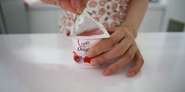 요거트 숟가락이 없을 때