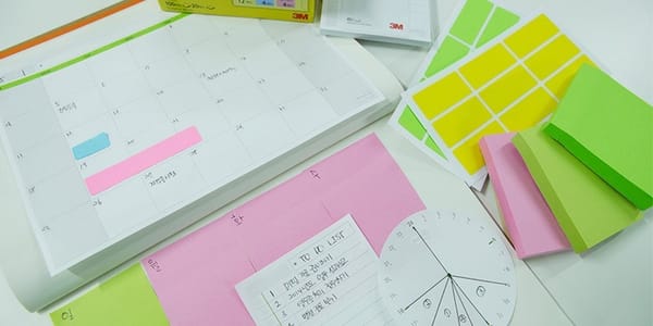포스트잇으로 만드는 나만의 플래너