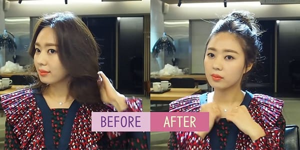 쉽게 따라 하는 자연스러운 올림머리