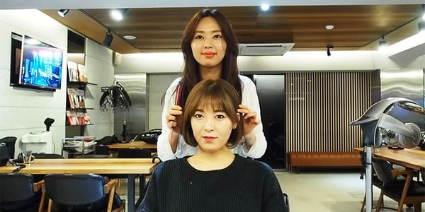 [다율's] 시스루 뱅 '단발 웨이브' 4단계 완성