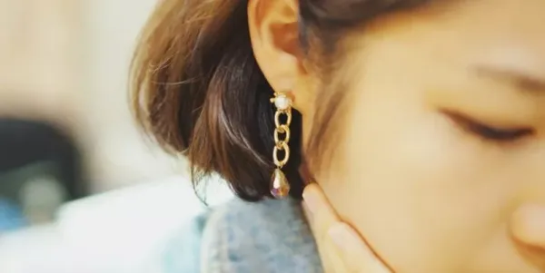여성미 UP시키는 드롭이어링 만들기