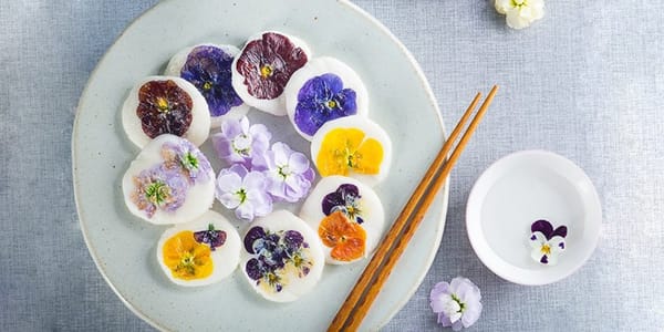 봄맞이 요리 '화전'