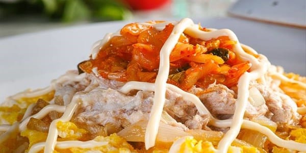 사 먹는 것보다 더 맛있는 김치참치마요 덮밥
