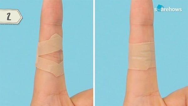 손가락 다쳤을 때 반창고 붙이는 꿀팁