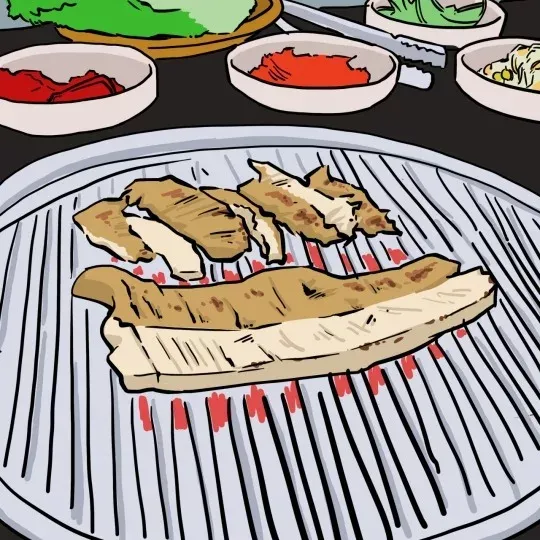[나는 광화문덕이다] 충정로 태능참숯불돼지, 삼겹살과 항정살