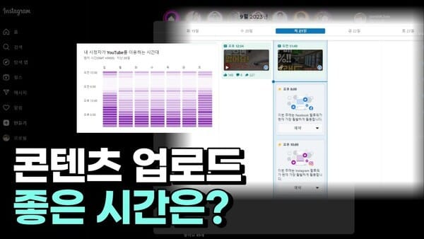 SNS에 콘텐츠 업로드 하기 좋은 시간은?