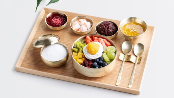 비빔밥처럼 나온 빙수?! 전주 호텔에서만 먹을 수 있다는 그 메뉴